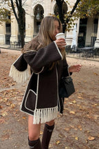 Plush Coat & Scarf Set