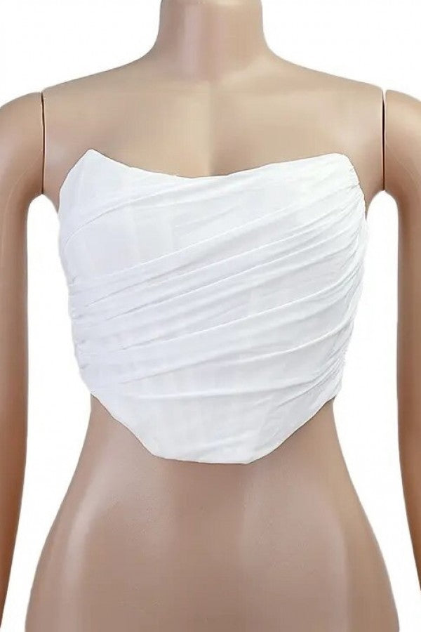 Temptation White Bustier