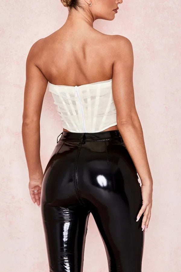 Temptation White Bustier