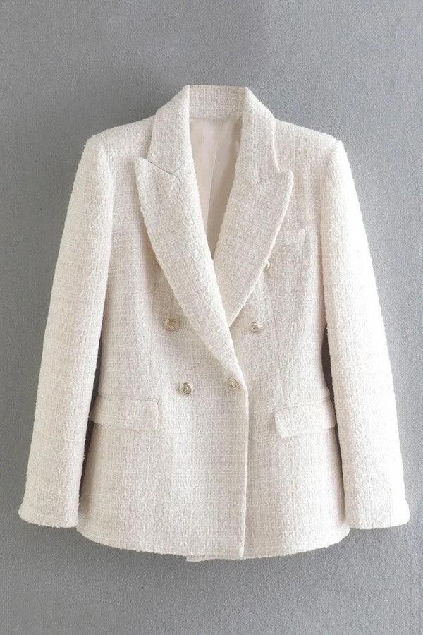 Ivory Icon Tweed Blazer