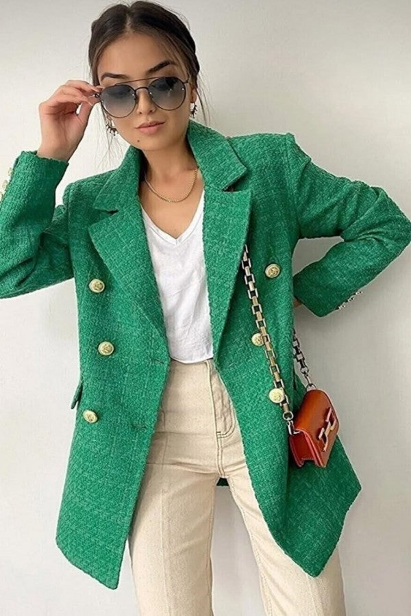 Boss Babe Tweed Blazer
