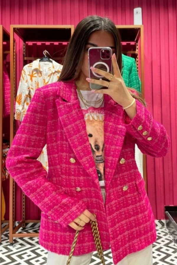 Midnight Icon Tweed Blazer
