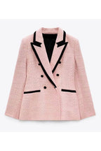 Pink Tweed Blazer