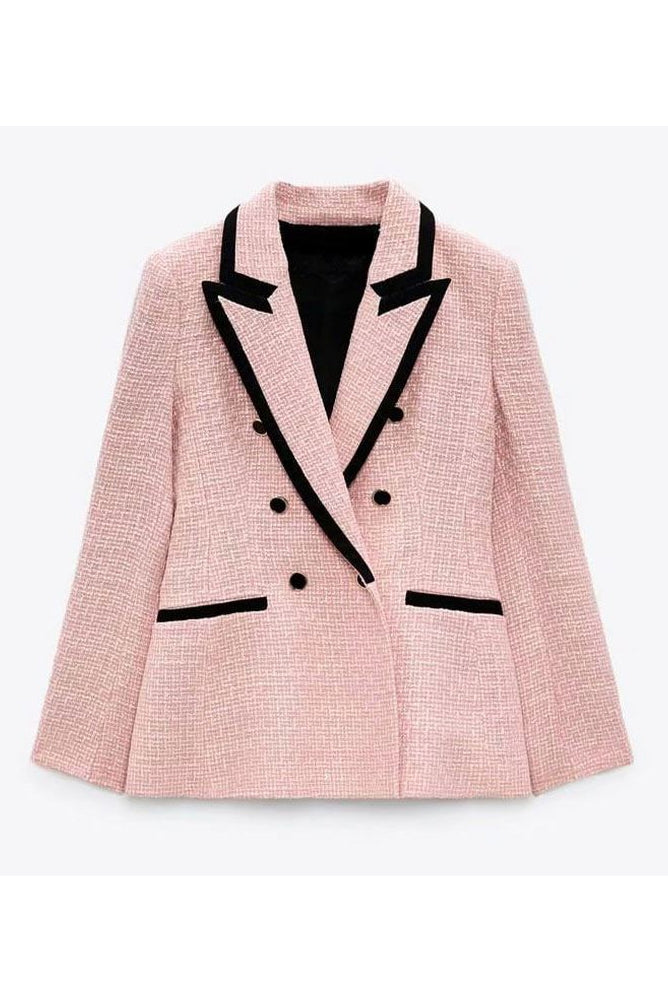 Pink Tweed Blazer