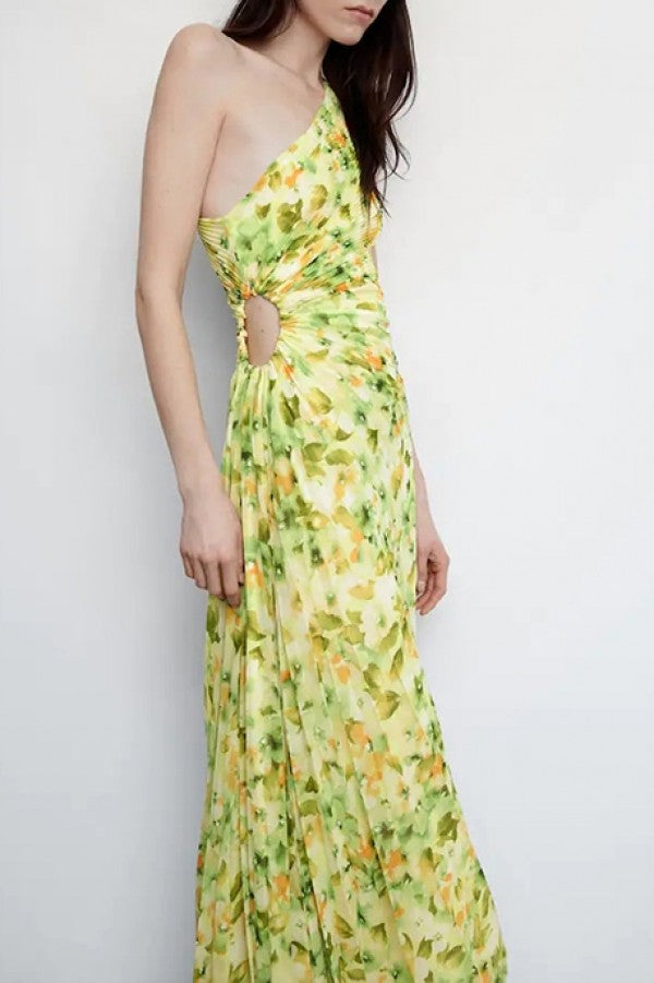 Limoncello Pleated Summer Dress
