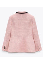 Pink Tweed Blazer