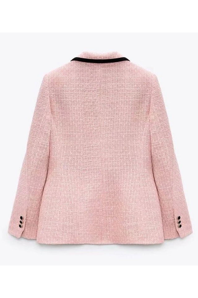 Pink Tweed Blazer