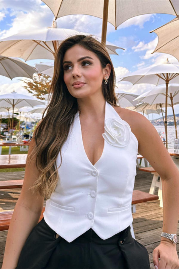 Rose Halter Top