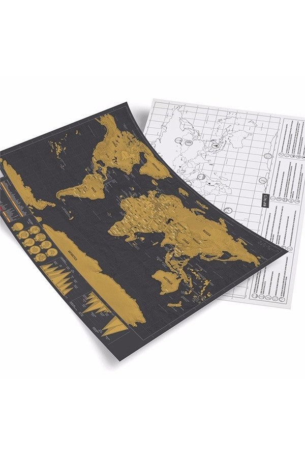 Scratch Off World Map
