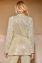 Lea Luxe Sequin Blazer