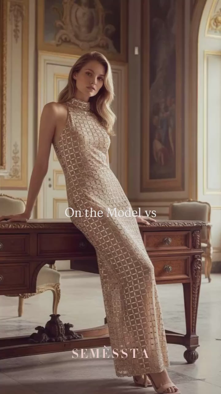 Seraphine Grid Dress