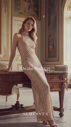 Seraphine Grid Dress