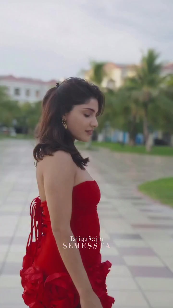 Scarlet Bloom Dress