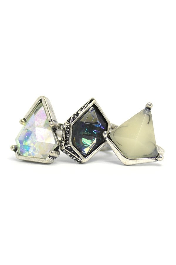 Diamante Azul Rings