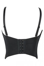 Alessandra Gold Noir Bustier