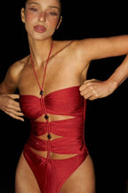 Scarlet Siren Cut-Out Swimsuit