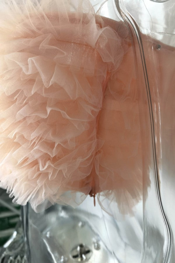 Lace Silk Tulle Top