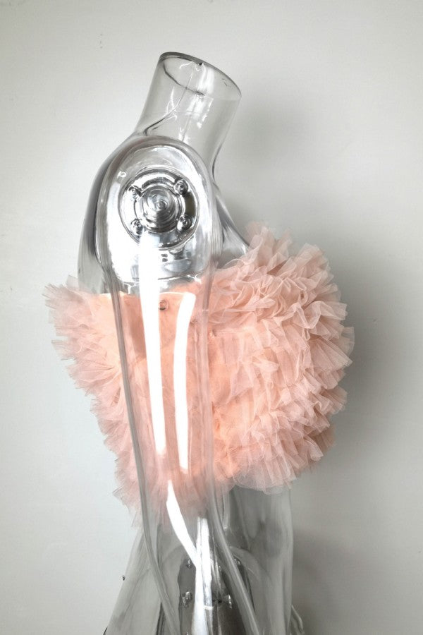 Lace Silk Tulle Top