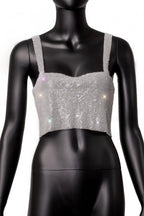 Luxe Rhinestone Crystal Top