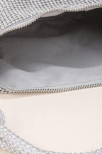 Luxe Silver Rhinestone Bag