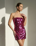 Raspberry Sequin Mini