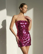 Raspberry Sequin Mini