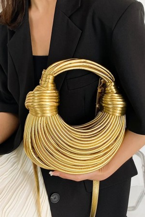 Golden Girls Woven Handbag