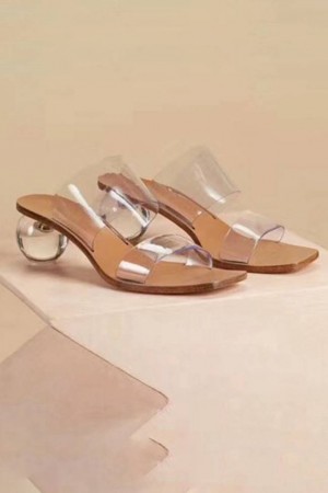 Transparent Crystal Ball Sandals