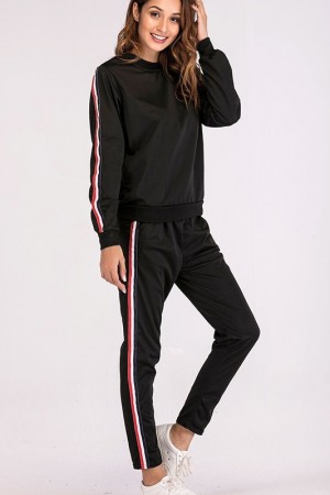 Maria Noir Sweatpants Set