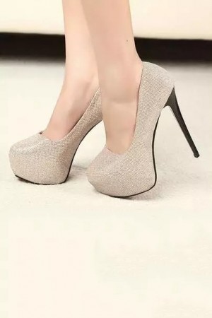 Ariana Shimmer Platform Pumps