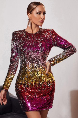 Aria Sequin Club Dress