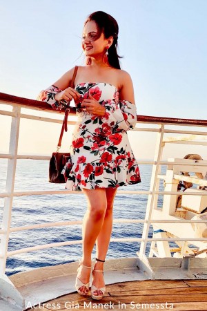 Floral Bardot Dress