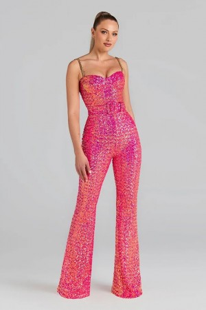 Rose Radiance Luxe Jumpsuit