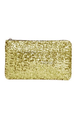 Golden Sequin Clutch