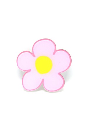 Pink Flower Brooch