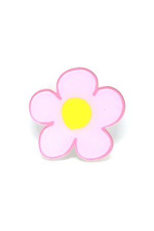 Pink Flower Brooch