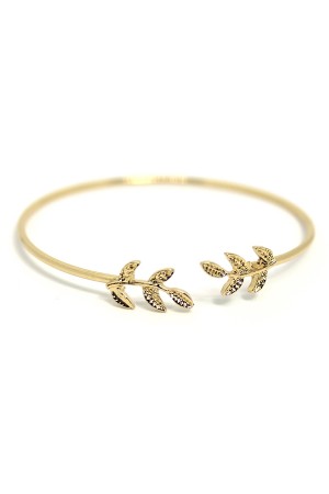 Feuilles Gold Cuff