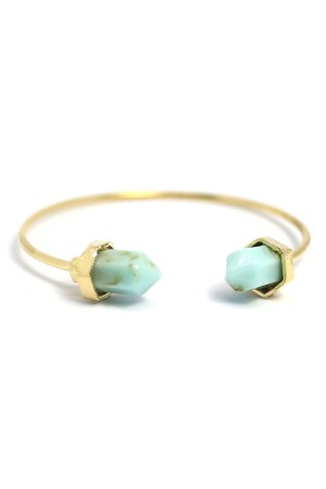 Turquoise Marbre Cuff
