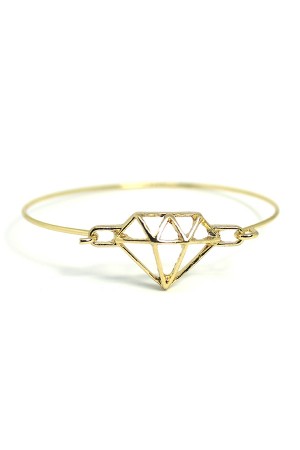 Diamante Gold Cuff