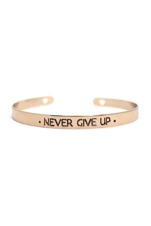 Never Give Up Cuff
