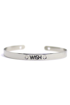 Wish Silver Cuff