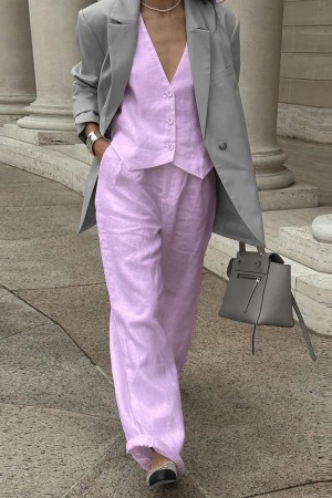 Girl Boss Linen Co-ords