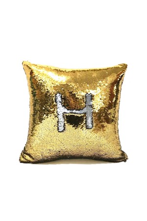 Gold Sequin Cushion Cover