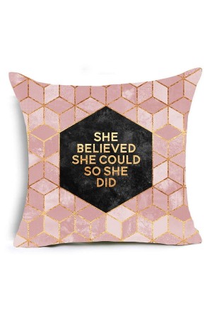 So She Did Cushion Cover