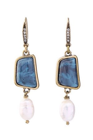 Vintage Perle Drop Earrings