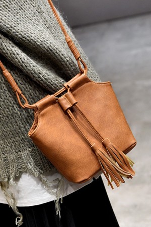 Bucket Tassel Bag