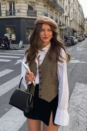 Oui Oui Waistcoat Top