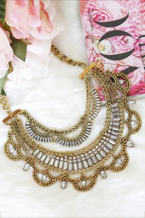 Eclatant Gold Necklace