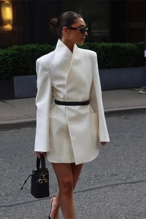 Powerplay White Blazer/Dress