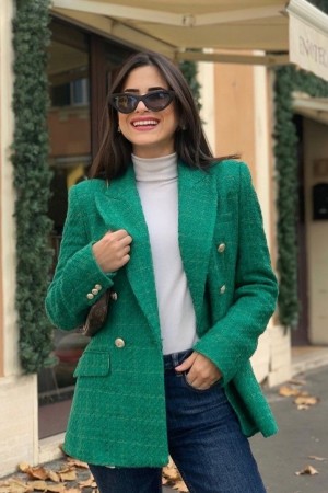 Boss Babe Tweed Blazer